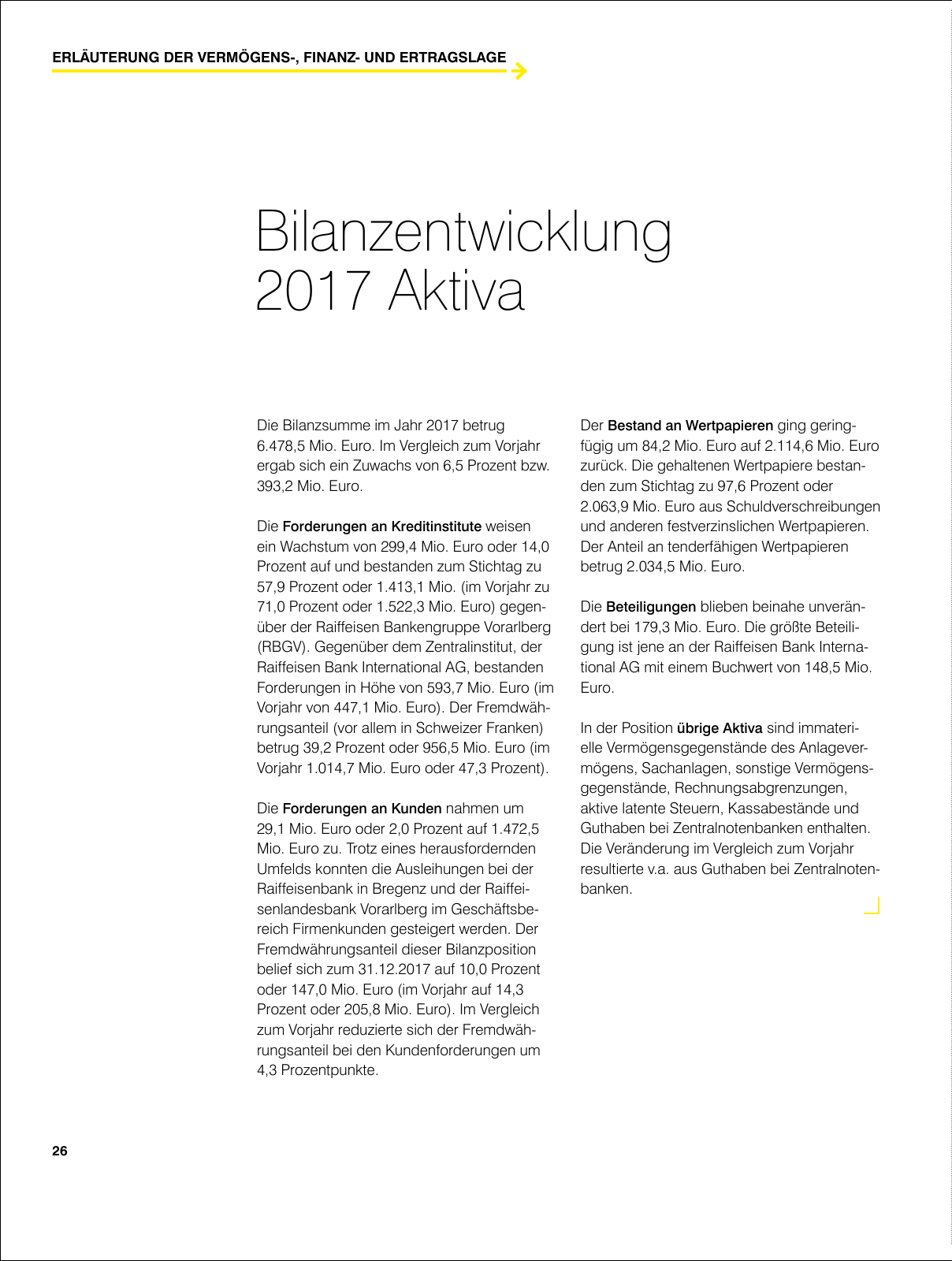 Vorschau Geschäftsbericht RLB 2017 Seite 26