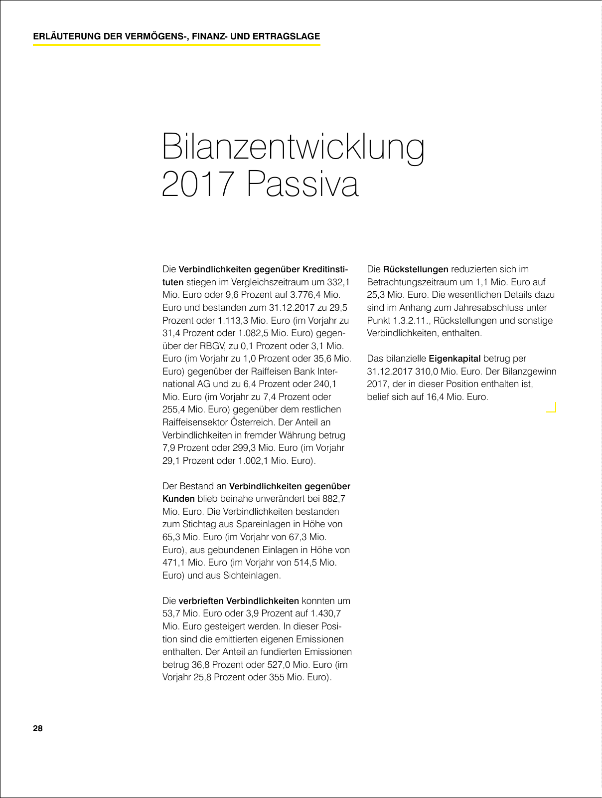 Vorschau Geschäftsbericht RLB 2017 Seite 28