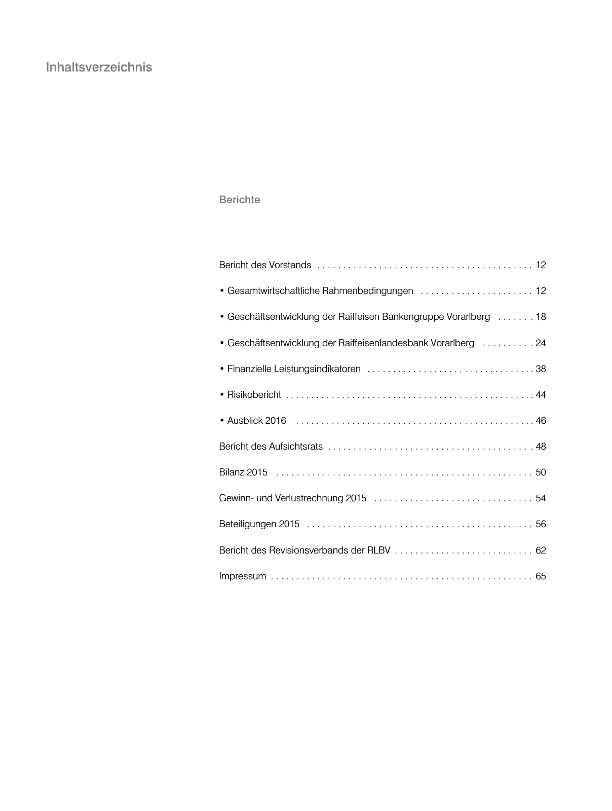 Vorschau RLBGV Geschäftsbericht 2015 Seite 4