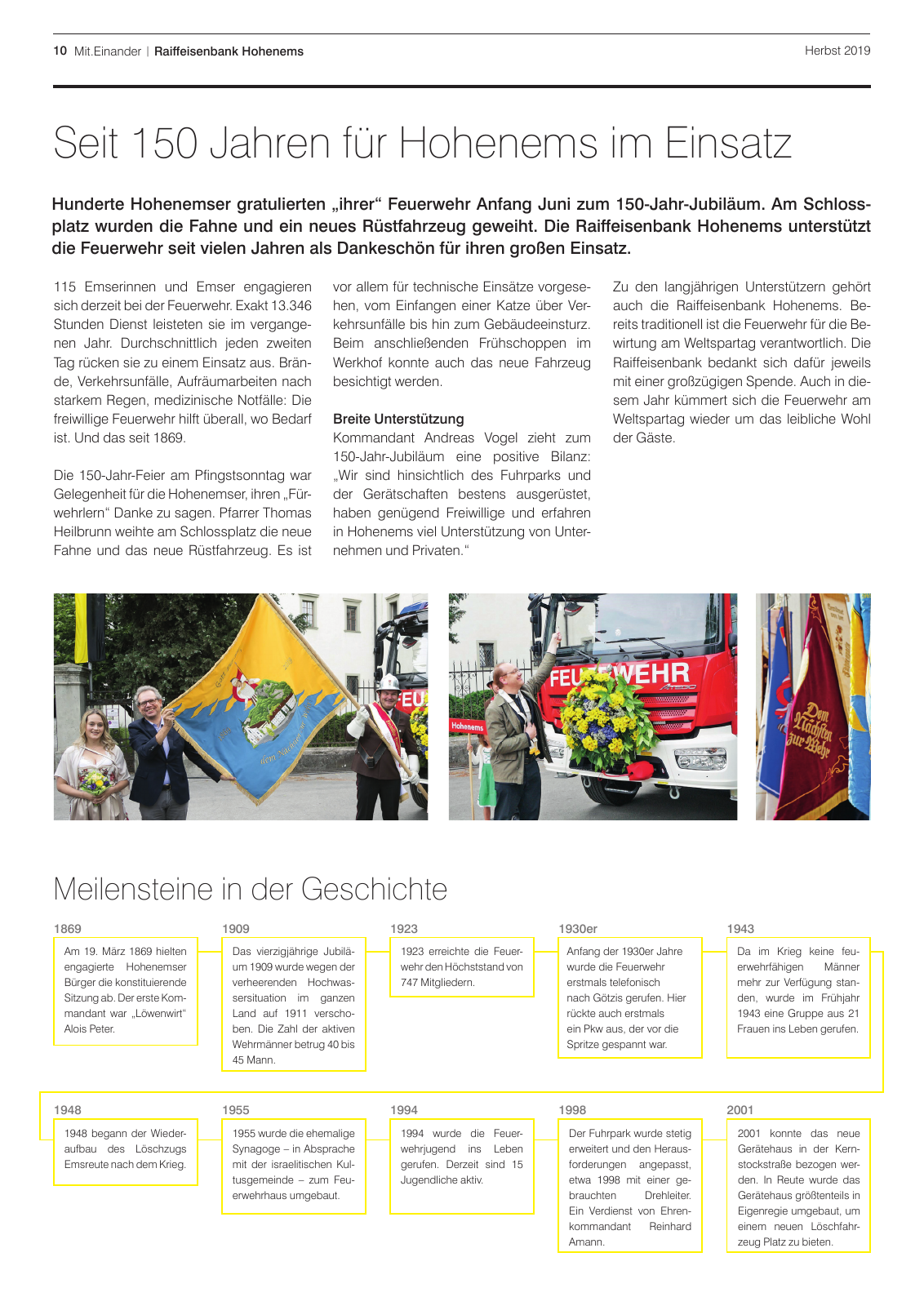 Vorschau Mitgliederzeitung RB Hohenems Mitgliederzeitung Herbst 2019 Seite 10
