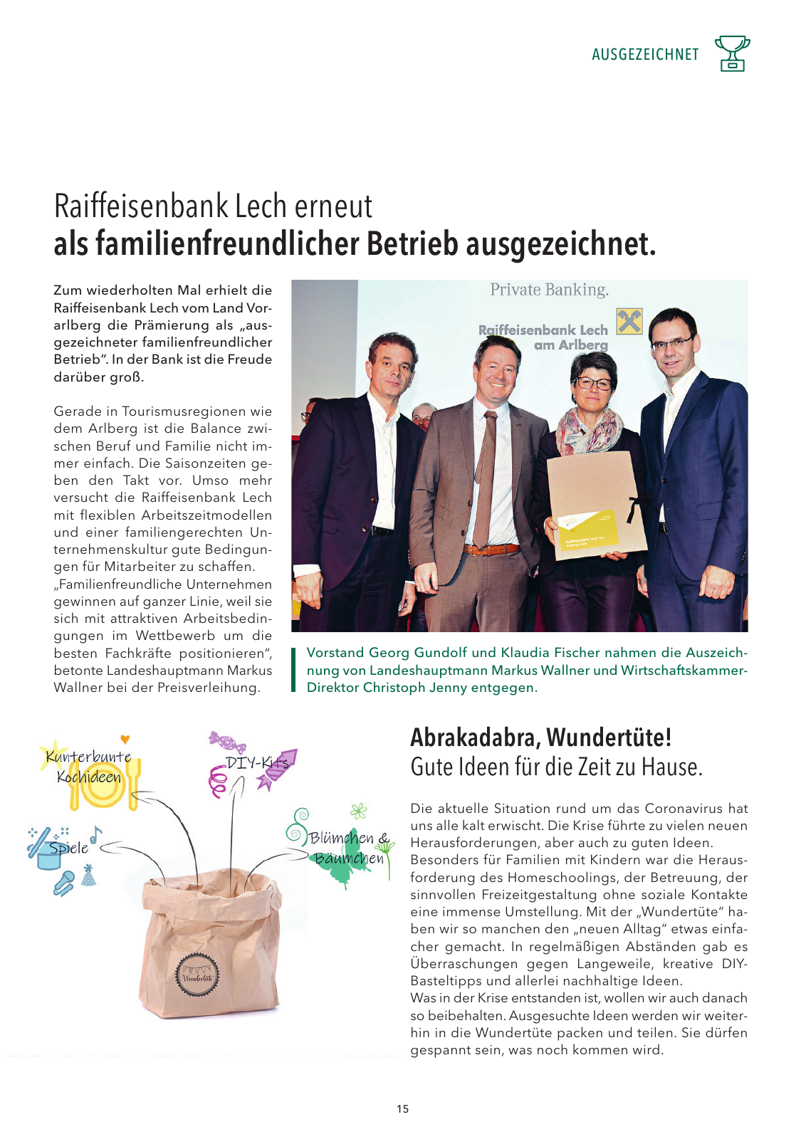 Vorschau RB Lech Zeitung MiZ Sommer Seite 15