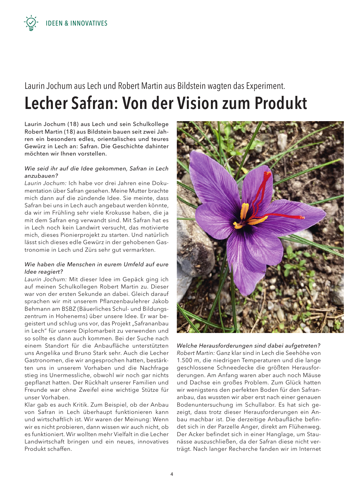 Vorschau Mit.Einander Magazin RB Lech Winter 2020 Seite 4