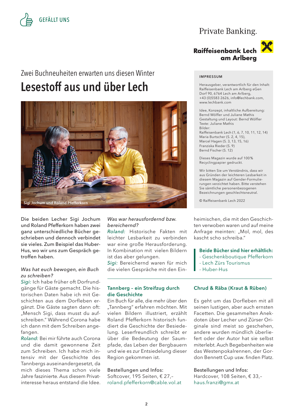 Vorschau MitEinander Ausgabe 7 Lech Seite 2